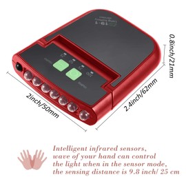2 Luces LED con Clip en Tapa Clip de Linterna con Tapa Recargable por USB Luz de Sombrero Manos Libres Ultrabrillante Impermeable Linterna Frontal para Pesca Camping Trabajo (Negro, Rojo)