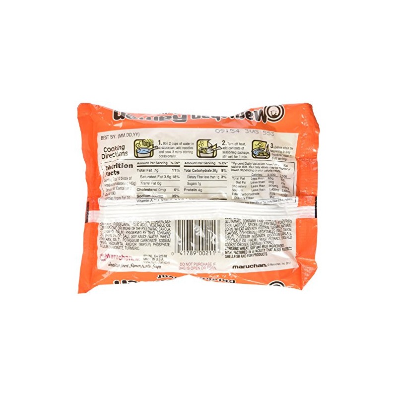Maruchan chicken noodle soup pack of 36 - 3 oz
