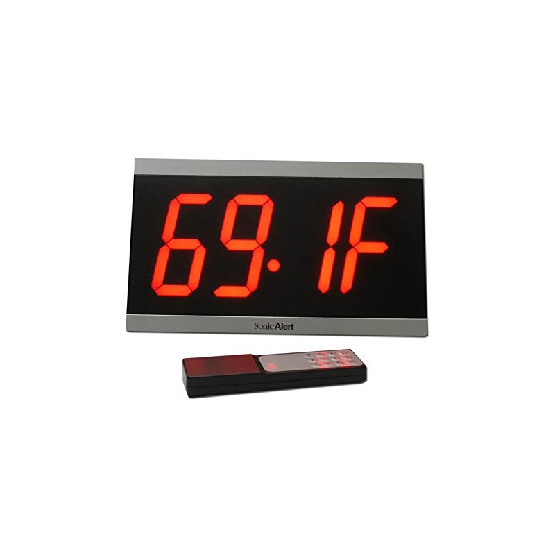 Sonic Alert Big Display Max, Black/Red