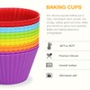 Pharamat Extra Large Silicone Cupcake Muffin Cups 12 Pack, 3.54