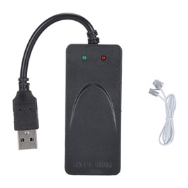 USB 56K External Dial Up Fax Data Modem Dual RJ11 Ports Support Caller ID Computer Laptop Fax Modem for Windows for LINUX