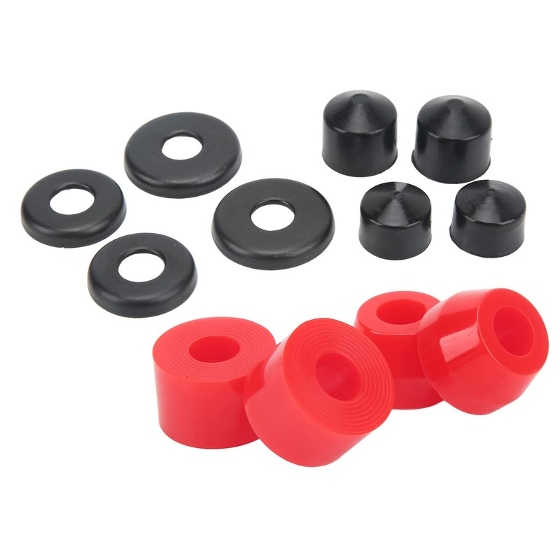 Jenngaoo Skateboard Bushings Set, 12 Accessories, PU Cushioning, 90A Skateboard