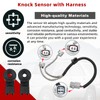 2pcs Knock Sensor with Harness Compatible with 2004-2008 Toyota Camry