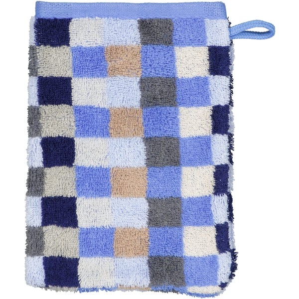 Cawö Home Hand Towels Unique Chequered 942 Sapphire 11 Wash