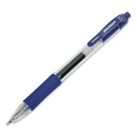 AbilityOne - 7520016473134 - SKILCRAFT®/Zebra® Retractable Gel Pen - Fine Point - Blue Ink - 12 units