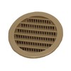 3" Round Green or Tan Plastic Louver Soffit Air Vent