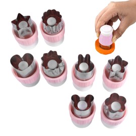 Flower Cookie Cutter Set - Stainless Steel Cookie Cutters, Food-Grade Non-Stick Cutter - Baking Tool, Cute Small Kitchen Gadgets, Flower Heart Animal Shapes