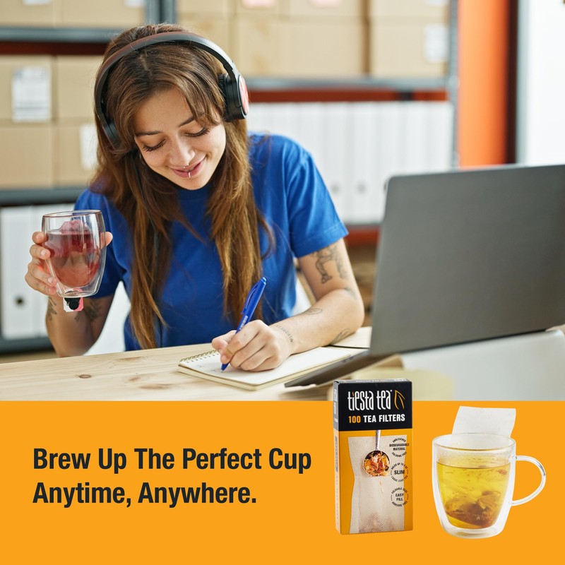 Tiesta Tea Loose Leaf Filters for Brewing | Disposable Infuser