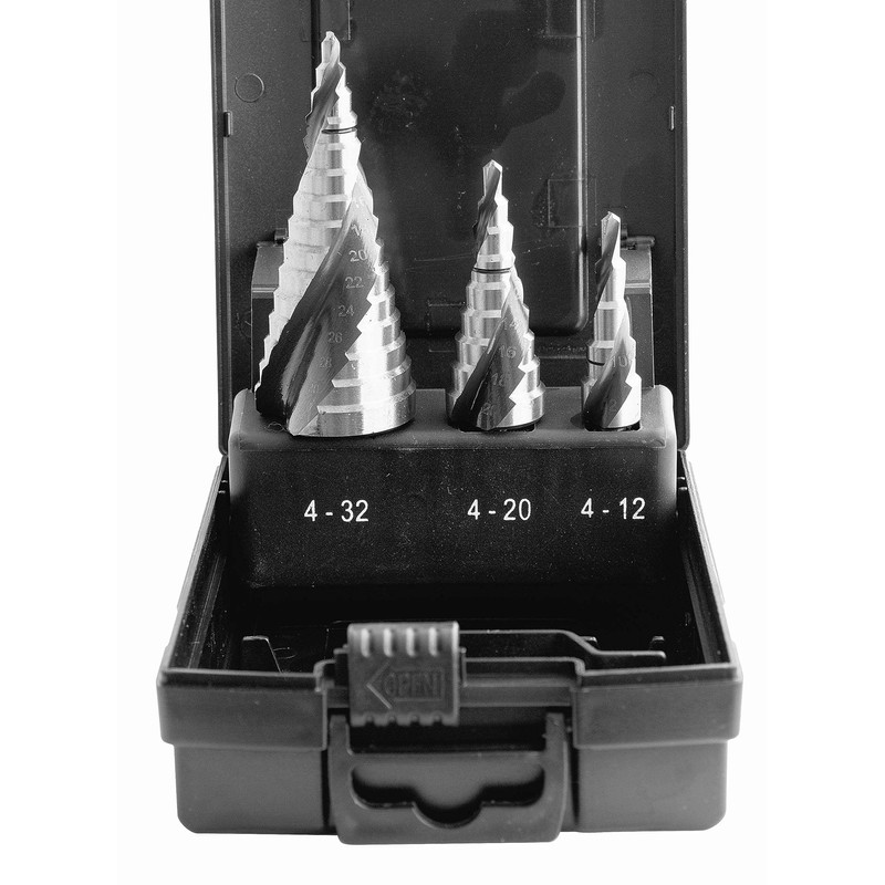 Proteco-Werkzeug® HSS Titanium TIN TiALN Professional Step Drill Cone Drill