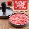 Chef Remi Burger Press | Non-Stick Professional Hamburger Press &