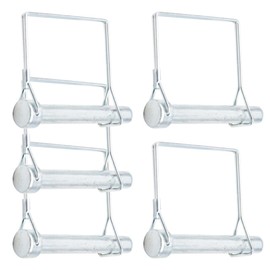 Hocansen 5 Pcs Square Shaft Locking Pin 12x80mm Square Pto Pin Heavy Duty Trailer Pins Lynch Pin Safety Coupler Pin Wire Pins for Farming (12x80mm/FX)