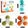 AXIDUN LJX-636-A Juguete giratorio con ventosa de dinosaurio para baño