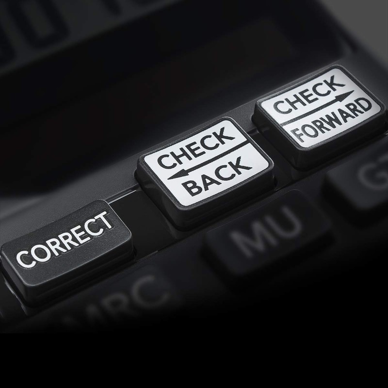 Casio DJ-120DPLUS-W-EP Plus Desktop Calculator with Check and Correct Function