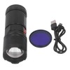 Flashlight High Brightness USB Charging Adjustable Focus Handheld Flashlight for