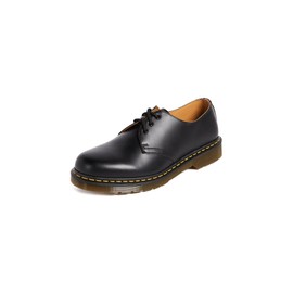 Dr. Martens - 1461 3-Eye Leather Oxford Shoe for Men and Women, Black Nappa, 5 US Men/6 US Women
