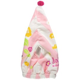 Marushin 4335013400 Bear School Towel Cap with Flowers for Children, Swimming, Head Circumference: Approx. 16.5 - 22.0 inches (42 - 56 cm), Water Absorbent, Quick Drying