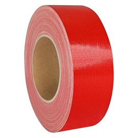 Premium Fabric Tape Various Widths and Colours Available/Red 50 mm x 50 m