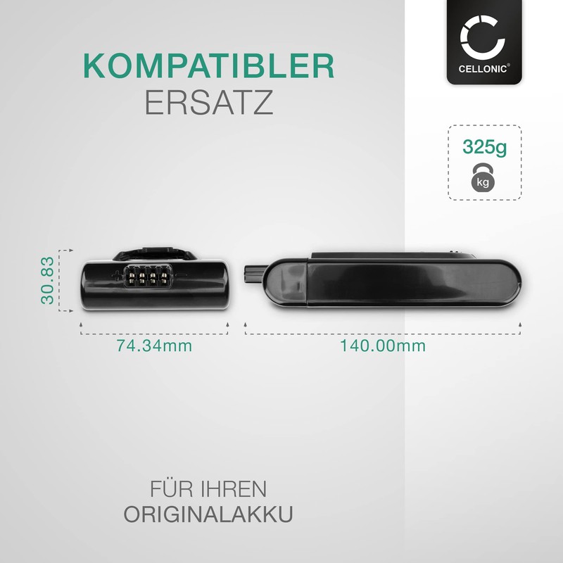 CELLONIC Akku kompatibel mit Dyson DC16, DC16 Animalpro, D12 Cordless