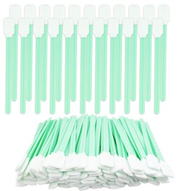 FLEXNOVA Pack of 100 Cleaning Sticks, Mini Cleaning Sticks, Lint-Free for Drain Leather Alcohol, Cleaning Swabs, Cotton Buds, Long Cleaning Sticks for Inkjet Camera Lenses Cleaning