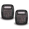 Wodvyss 38 LED Black Lens Tail Lights for Jeep Wrangler