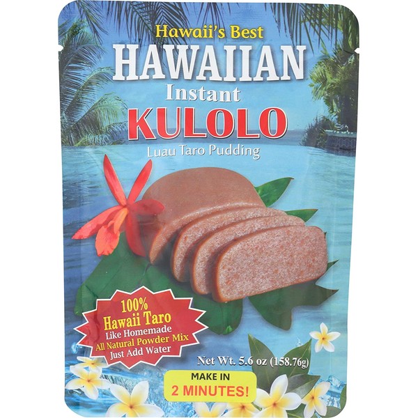 Kauai Tropical Syrup Hawaiian Instant Kulolo Luau Taro Pudding, 5.6 Ounce