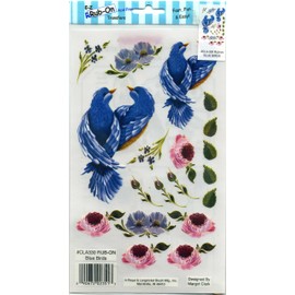 E-Z Rub-On Blue Birds