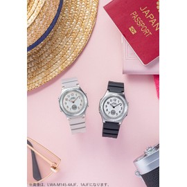 Casio LWA-M145 Series Watch Wave Sceptor, Black, 1 piece, Resin Band