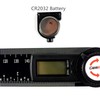GemRed Digital Angle Finder Protractor (Model 82305-Aluminum, 200mm)