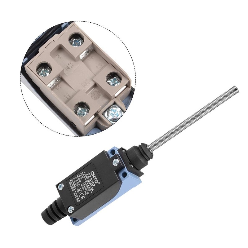 uxcell 2 Pcs TZ-8167 Limit Switch Flexible Coil Spring Rod