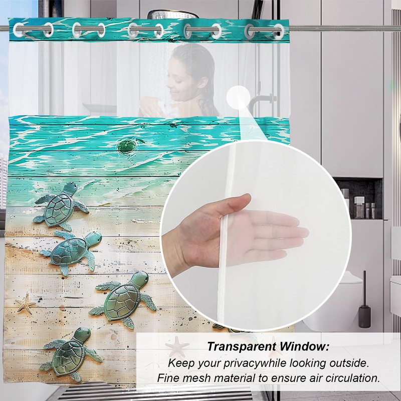 Final Friday Nautical Green Beach Sea Turtle Theme No Hook