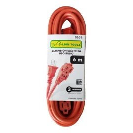 Lion Tools Extension Electrica Uso Rudo 6 Metros Calibre 16 Lion Tools