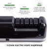 ELITRA HOME Professional Electric Knife Sharpener, 3 Stage Chef Knife