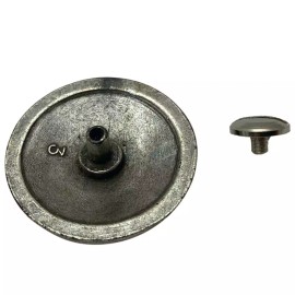 Leather Unlimited Flower Screw Back Concho - 1" - 4 Pack Conchos