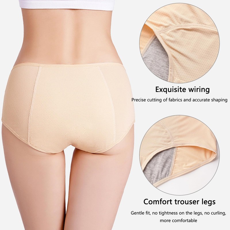 ZJHTK Incontinence Underwear for Women, Mesh Panties for Women Over
