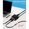Ethernet Splitter, Gigabit RJ45 Ethernet Splitter 1 to 2 High