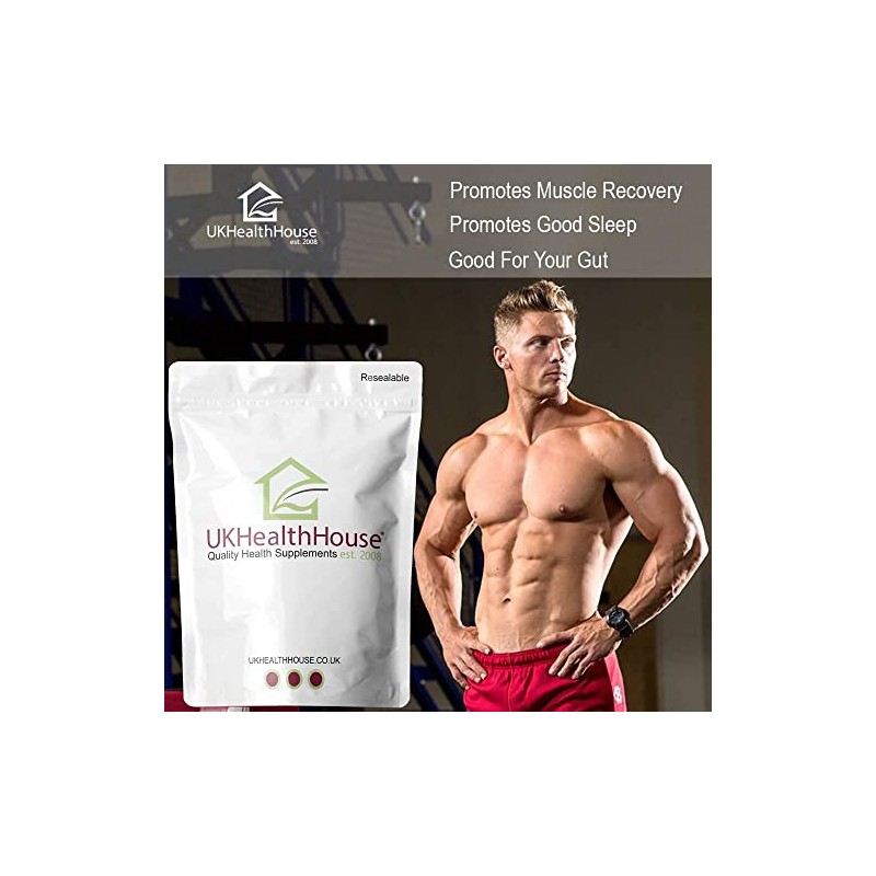UKHealthHouse Glycine Powder 2.5kg - Anti Inflammatory Sleep Aid -