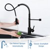 DJS Kitchen Faucets with Pull Down Sprayer Oil Rubbed Brozone