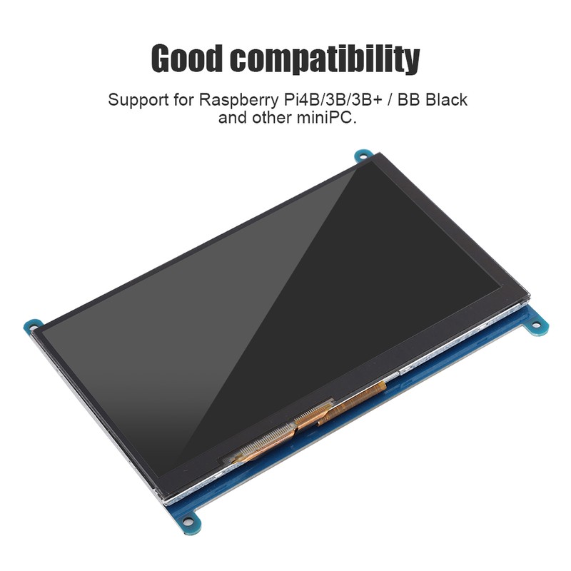 7 Inch 1024x600 HDMI LCD Touch Screen Display with Acrylic