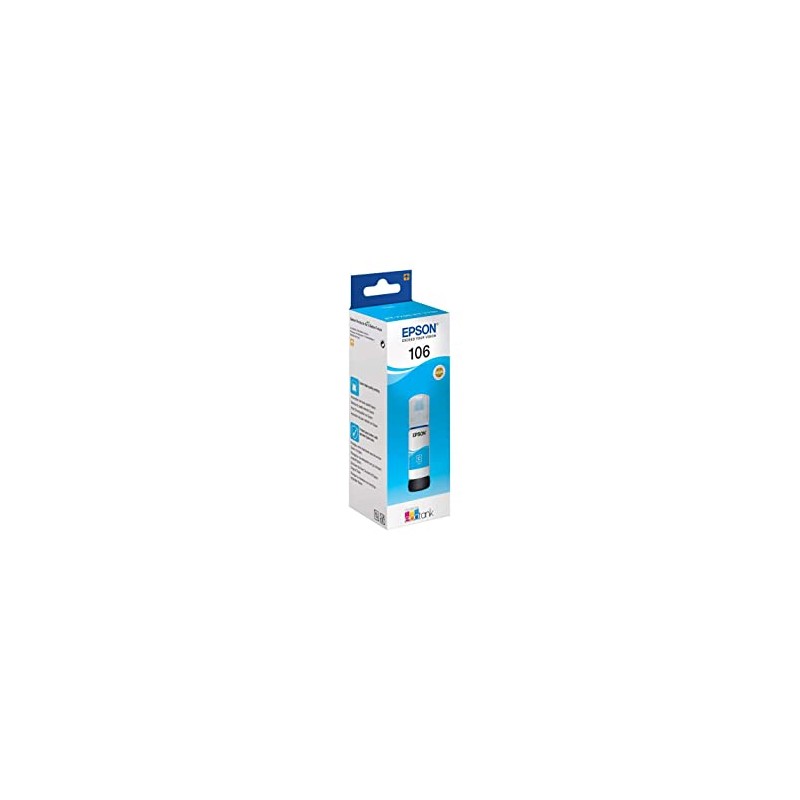 Epson EcoTank 106 Cyan Genuine Ink Bottle