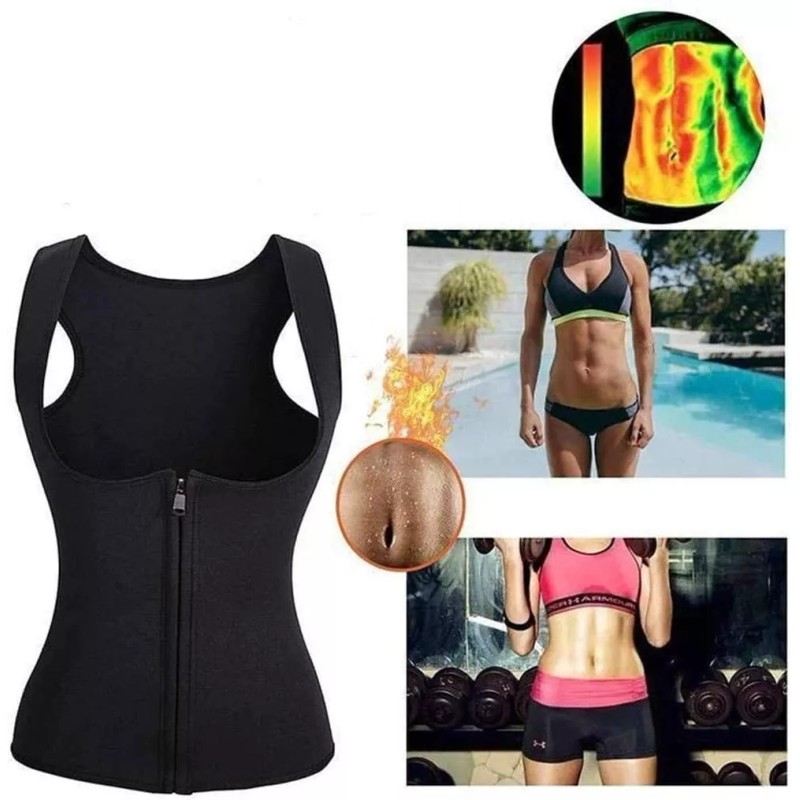 APPLE BEE TT Chaleco Para Sudar Neopreno Faja Efecto Sauna