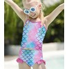Kinberr Swimsuits for Girls 3 Pcs Rash Guard Bikini Sets