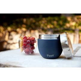 S'well Eats™ 2-in-1 Food Bowl with Screw-Top Lid, 636ml, Azurite, Triple-Insulated and Leak-Proof Food Flask for On-The-Go Eating up to 11h Cold/7h Hot