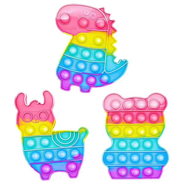 DKDDSSS 3 Packs Pop Bubble Fidget Toy Set, Sensory Fidget