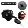 Aynaxcol GY20074 Starter Ignition Switch with Keys 7-Terminals Replacement for