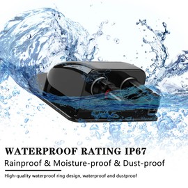 Solar Cable Entry Gland Waterproof ABS Double Cable Gland Box Roof Cable Entry Gland Solar Panel Connector Junction Box for Solar Panels Caravans Motorhome Boats