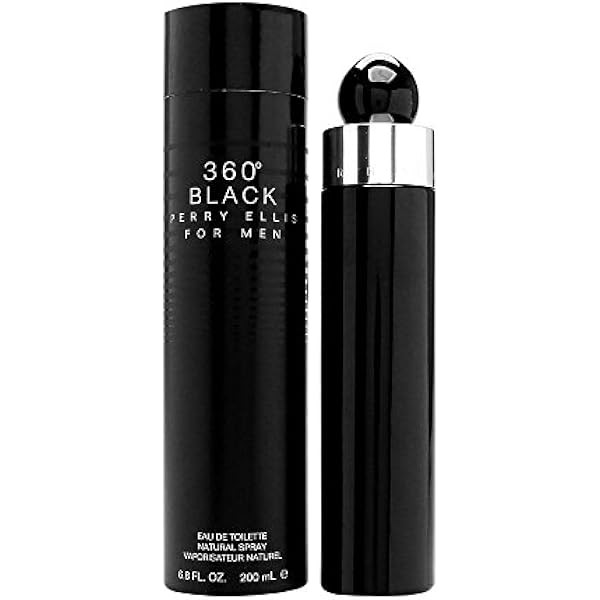PERRY ELLIS 360 Black for Men Eau De Toilette Spray,