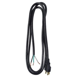 Master Electrician 09706ME 6-Feet Power Supply Replacement Cord, Black