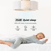 Phrylix 20" Boho Bladeless Ceiling Fans with Lights, Low Profile
