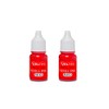 Veltec Premium Red Ink Refill for Pre-Ink Stamps, 2 Bottles