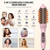 1.5 in Thermal Brush, Curling Iron Heated Round Curling Volumizing,
